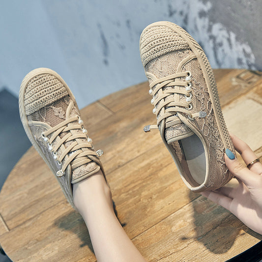 Baskets Respirantes à Enfilage Facile – Style Perlé