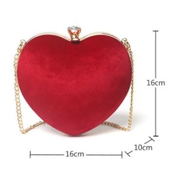 Mini Sac Cœur à Chaîne – Pochette Tendance & Fonctionnelle