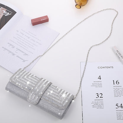 Pochette Soirée – Chic avec Chaîne Argentée