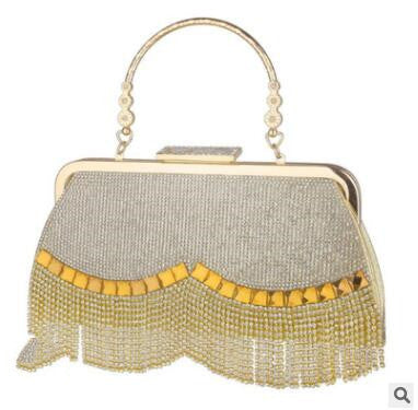 Pochette de Soirée Strass – Élégance Chic & Format Compact