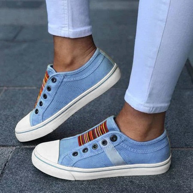 Baskets légères en canvas pour femme

