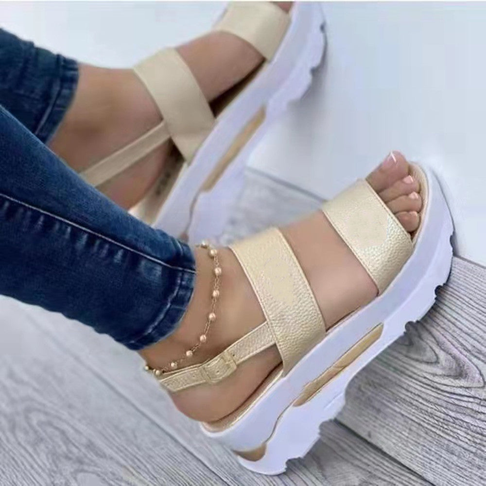Sandales orthopédiques à Talon Compensé