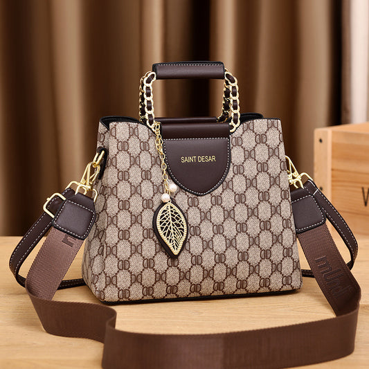 sac à main imprimé chic et rétro