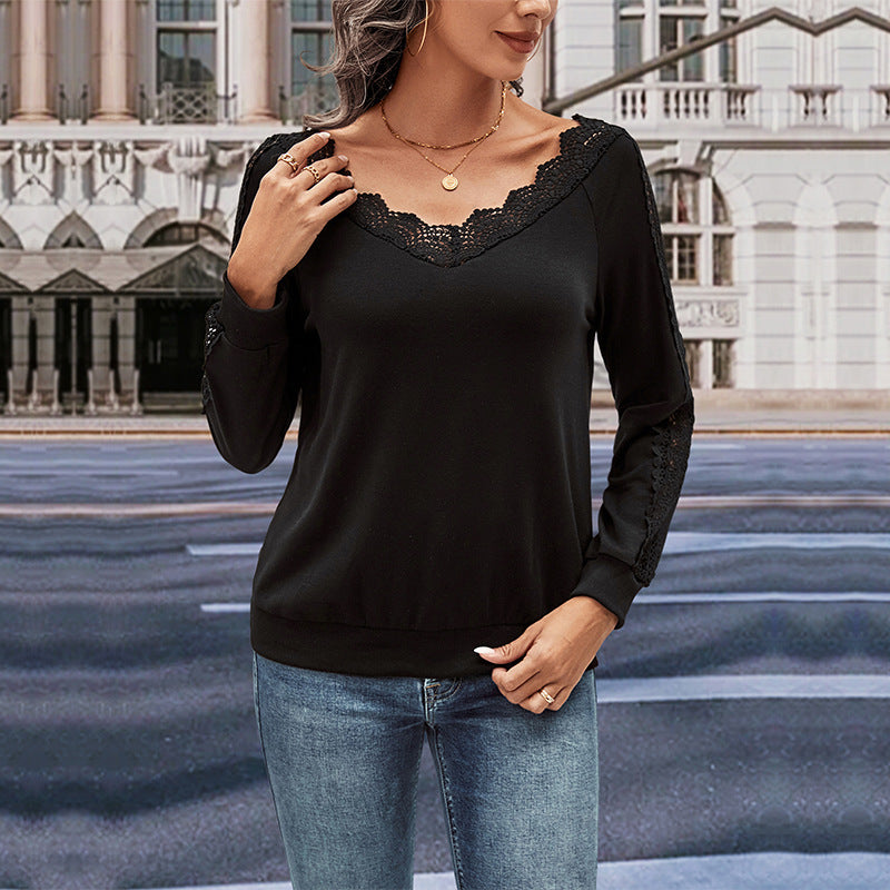 Top Femme Dentelle Élégante Chic