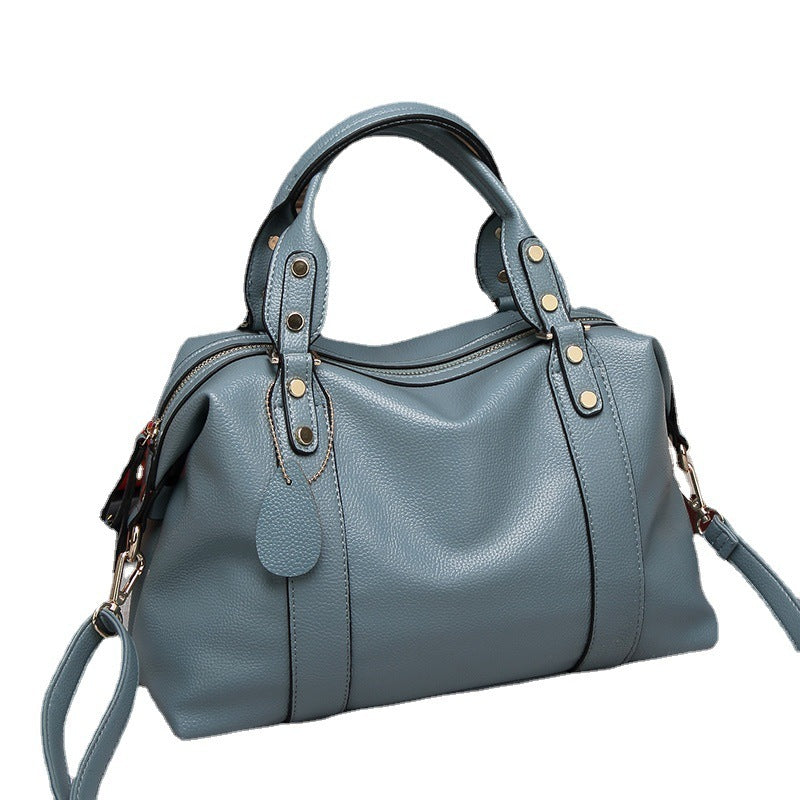 Sac Boston – Design Rétro avec Rivets