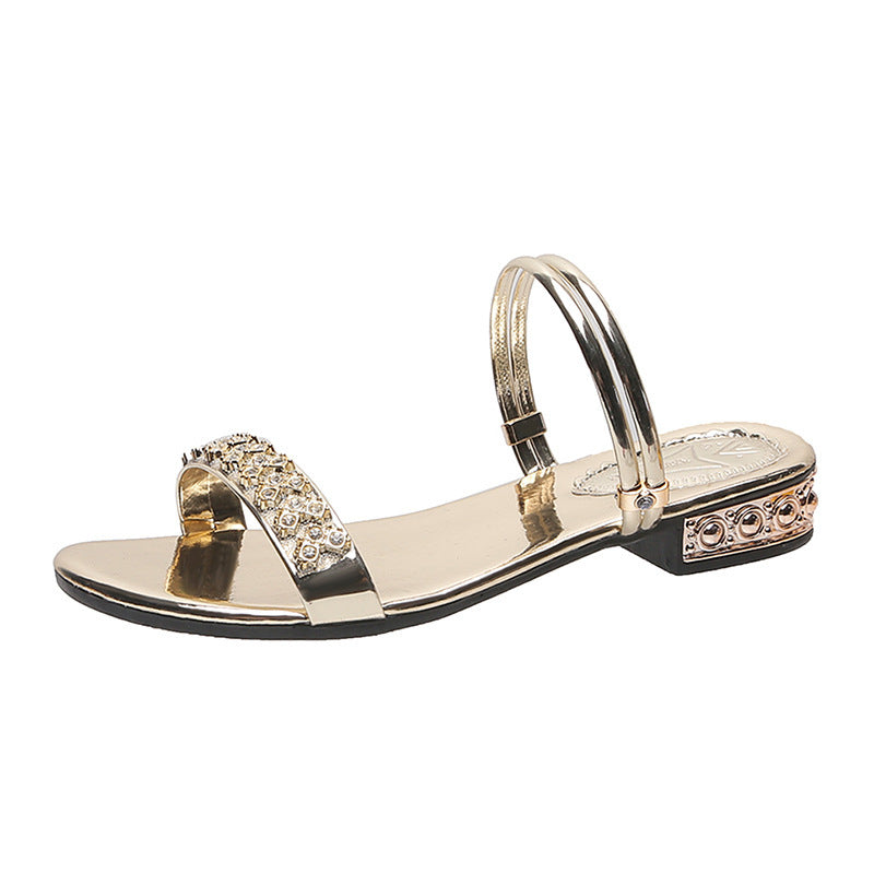 Sandales  Style Coréen à Strass