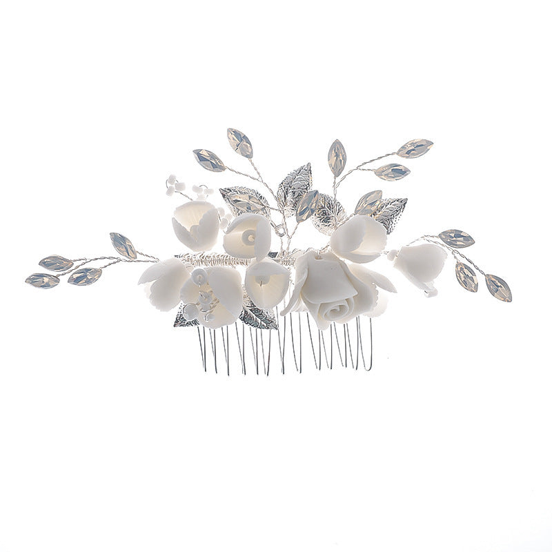 Bijoux de coiffure mariage faits main – Style romantique