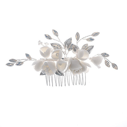 Bijoux de coiffure mariage faits main – Style romantique