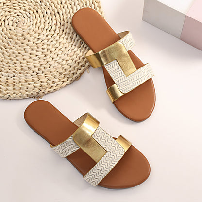 Sandales  Bout Carré – Style Européen Chic & Minimaliste