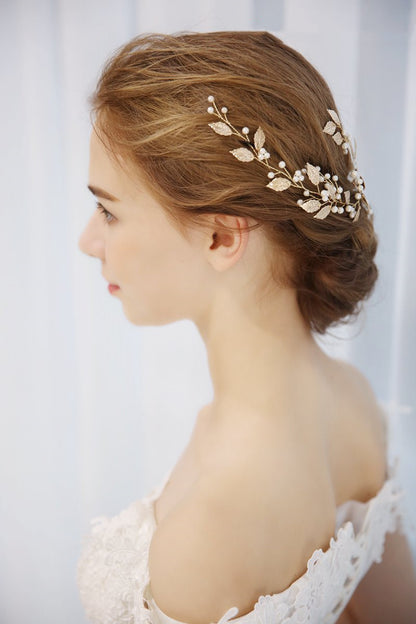 Coiffe de mariée artisanale