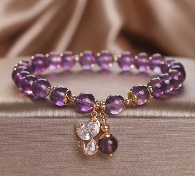 Bracelet élégant pour amoureuses des chats

