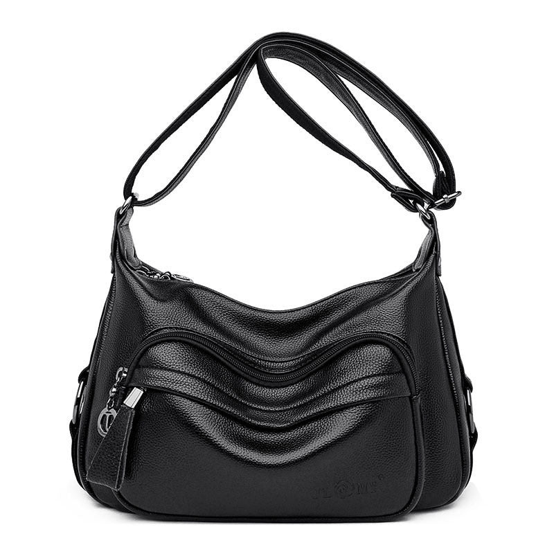 Grand sac bandoulière femme en tissu souple