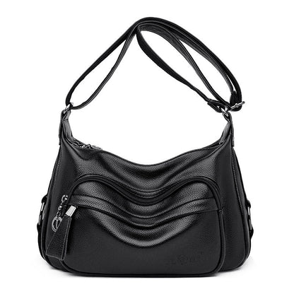 Grand sac bandoulière femme en tissu souple