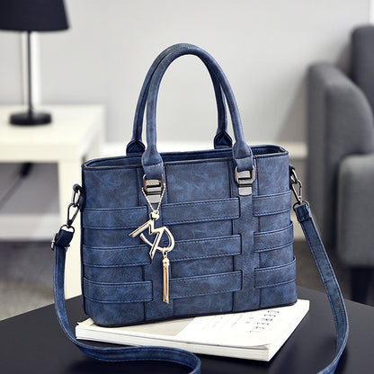 Sac bandoulière femme en cuir PU beige

