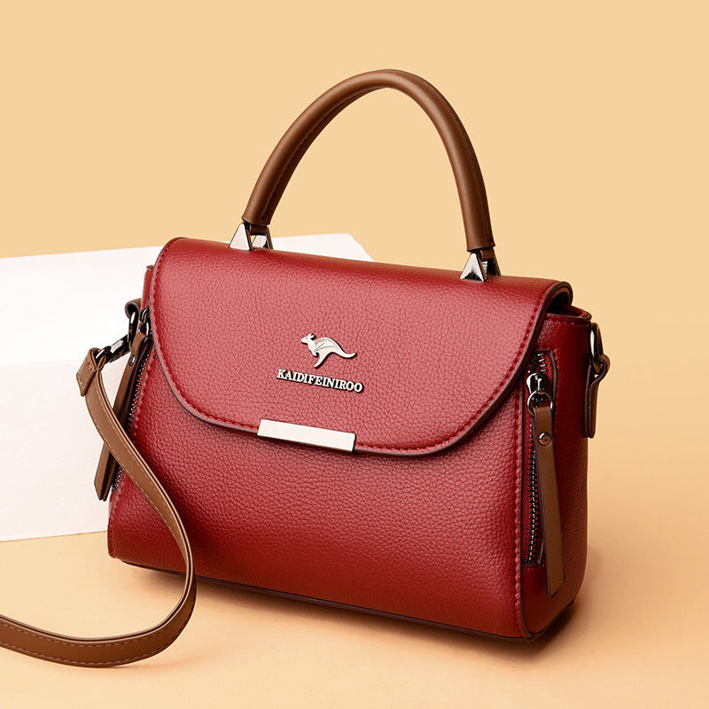 Sac femme en cuir léger et structuré