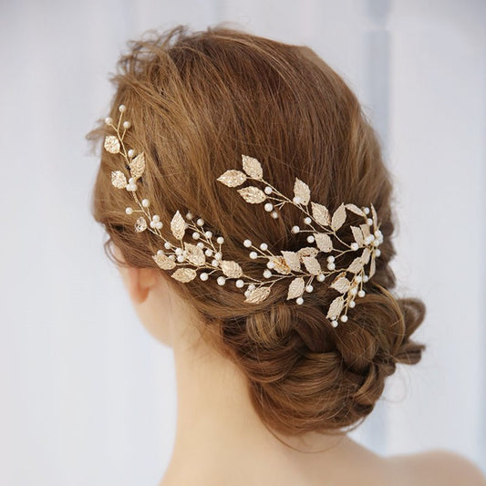 Coiffe de mariée artisanale