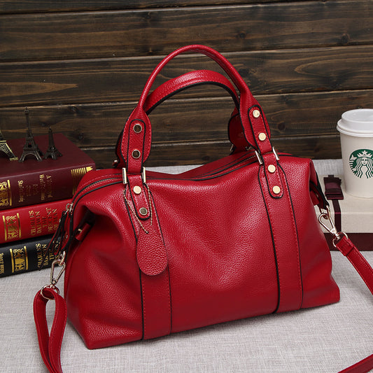 Sac Boston – Design Rétro avec Rivets