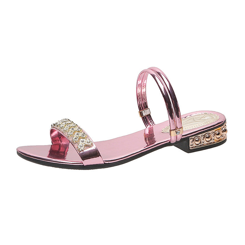 Sandales  Style Coréen à Strass