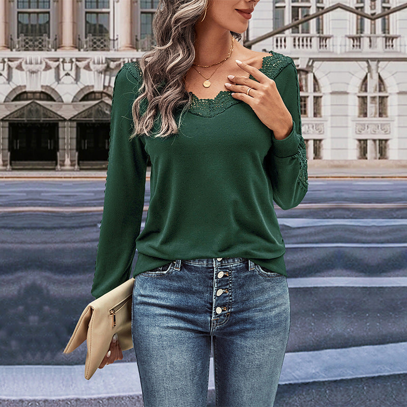 Top Femme Dentelle Élégante Chic