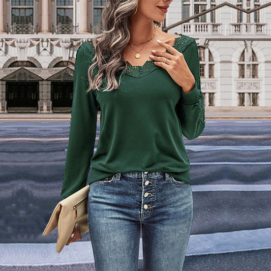 Top Femme Dentelle Élégante Chic